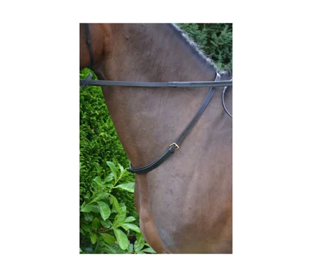 Hy Equestrian Leather Neck Strap - Brown - 60" x 3/4"