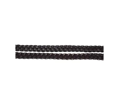 Hy Equestrian Plaited Reins - Black - Pony 1/2"