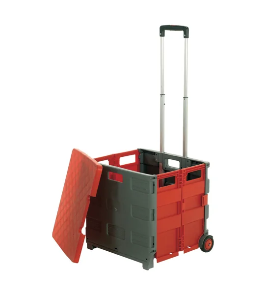 GPC Folding Box Truck - With lid. Red/Grey G1042Y