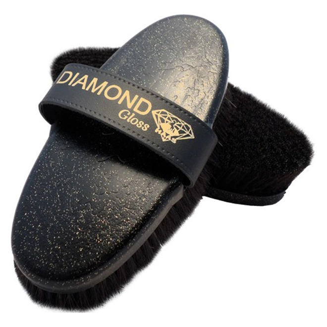 product Image for Haas Diamond Gloss Brush - Black Glitter - Irritation Bristles