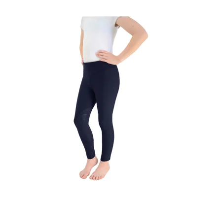 Hy Equestrian Blizzard Children's Softshell Riding Tights - Navy