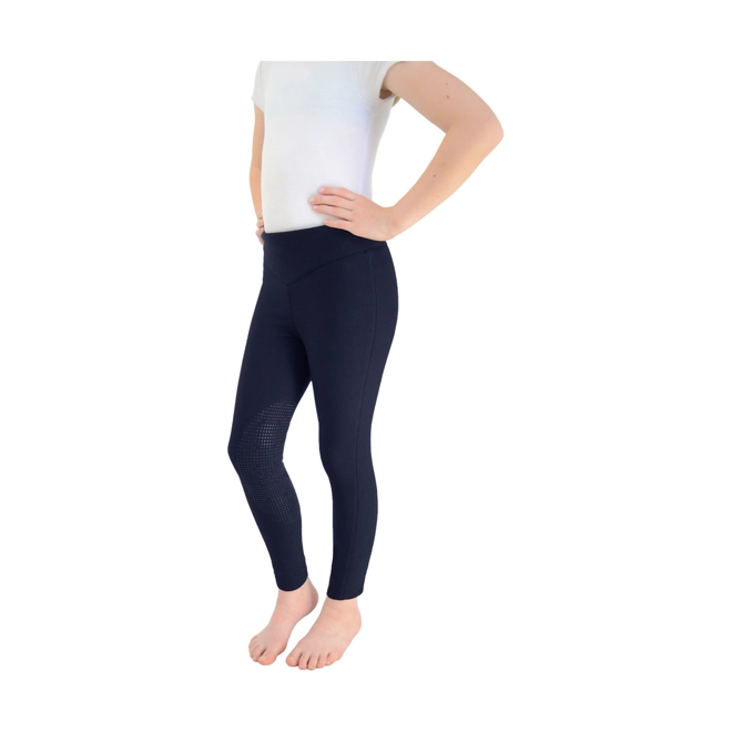 product Image for Hy Equestrian Blizzard Children's Softshell Riding Tights - Navy