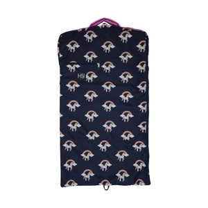 Hy Equestrian Unicorn Garment Bag - Navy/Pink - One Size