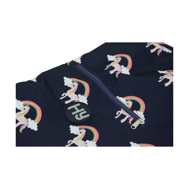 Additional Image for Hy Equestrian Unicorn Garment Bag - Navy/Pink - One Size