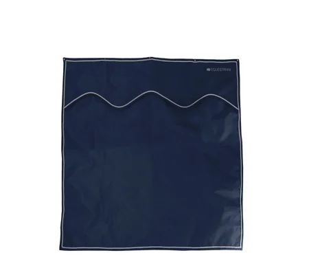 Hy Equestrian Stable Drape - Navy/Silver - 186 x 137cm