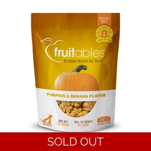 Fruitables Dog Treats - Pumpkin & Banana - 198g