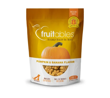 Fruitables Dog Treats - Pumpkin & Banana - 198g