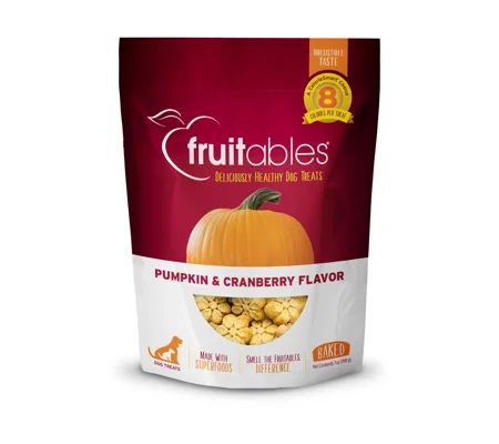 Fruitables Dog Treats - Pumpkin & Cranberry - 198g