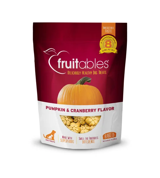 Fruitables Dog Treats - Pumpkin & Cranberry - 198g