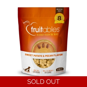 Fruitables Dog Treats - Sweet Potato & Pecan - 198g