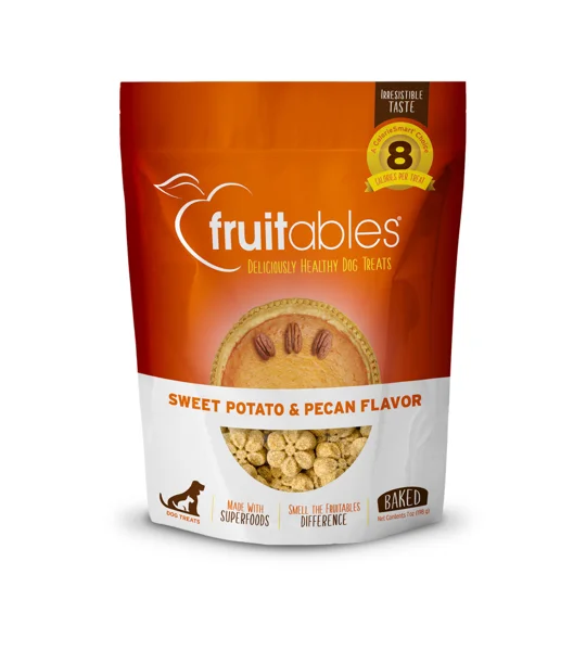 Fruitables Dog Treats - Sweet Potato & Pecan - 198g