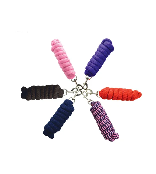 Hy Equestrian Extra Thick Extra Soft Lead Rope - Red - 2 metres