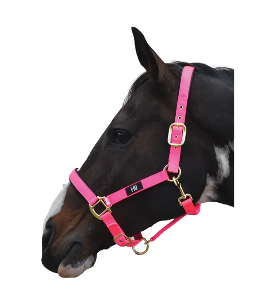 Hy Equestrian Grand Prix Head Collar - Hot Pink