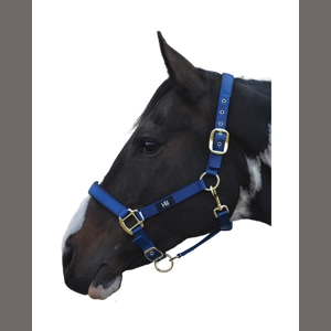 Hy Equestrian Grand Prix Head Collar - Navy