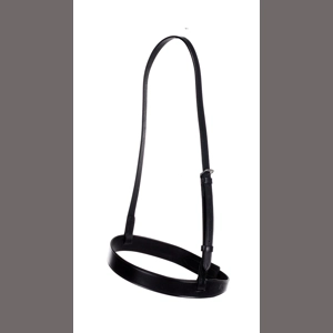 Hy Equestrian Plain Nose Band - Black