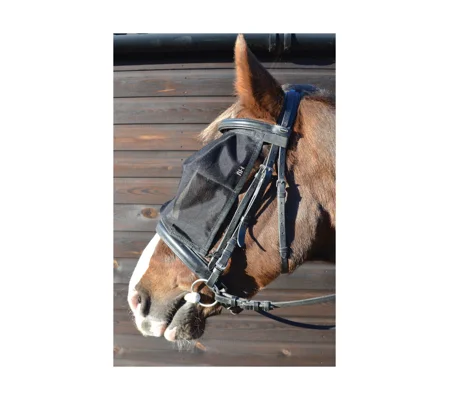 Hy Equestrian Riding Fly Mask - Black