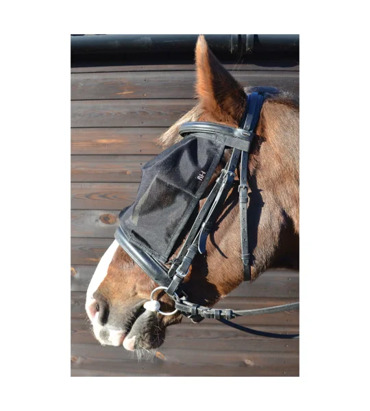 Hy Equestrian Riding Fly Mask - Black