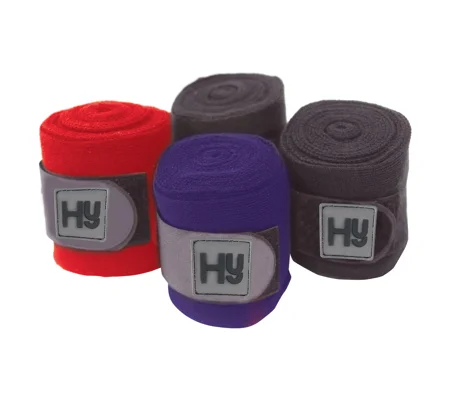 Hy Equestrian Stable Bandage - Navy - 3m x 10cm
