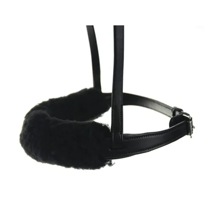 Hy Equestrian Noseband Cover - Black