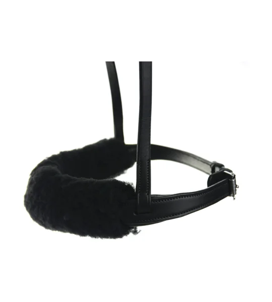 Hy Equestrian Noseband Cover - Black