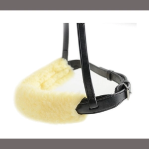 Hy Equestrian Noseband Cover - Natural