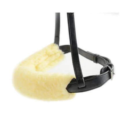Hy Equestrian Noseband Cover - Natural