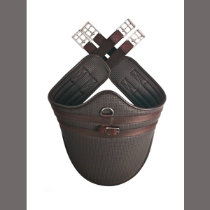 Hy Equestrian Waffle Stud Girth - long - Brown