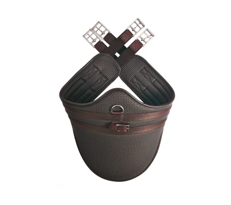 Hy Equestrian Waffle Stud Girth - long - Brown