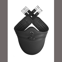 Hy Equestrian Waffle Stud Girth - Long - Black