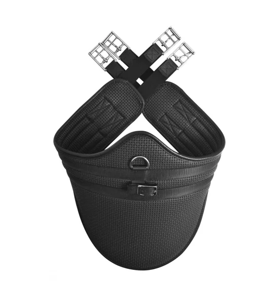 Hy Equestrian Waffle Stud Girth - Long - Black