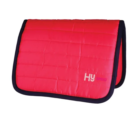 Hy Equestrian Reversible Comfort Pad - Claret/Black - One Size