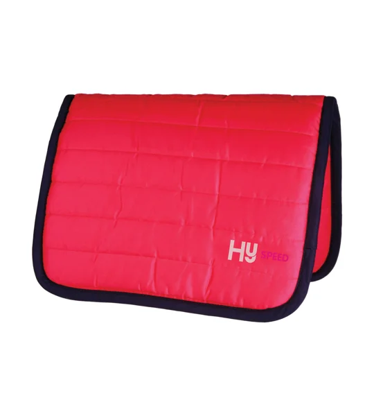 Hy Equestrian Reversible Comfort Pad - Claret/Black - One Size