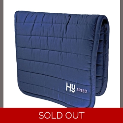 Hy Equestrian Reversible Comfort Pad-Navy -One Size