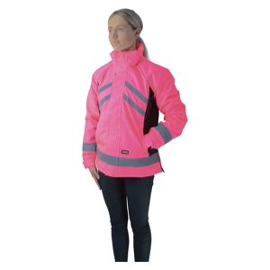 HyVIZ Waterproof Riding Jacket - Pink/Black