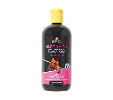 Lincoln Silky Shine 2 in 1 Shampoo and Conditioner - 500ml