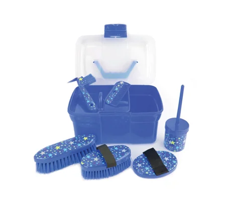 Lincoln Star Pattern Grooming Kit - Navy