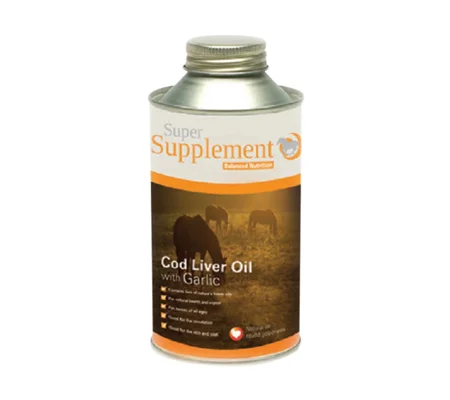 Super Supplement Cod Liver Oil with Garlic - 500ml