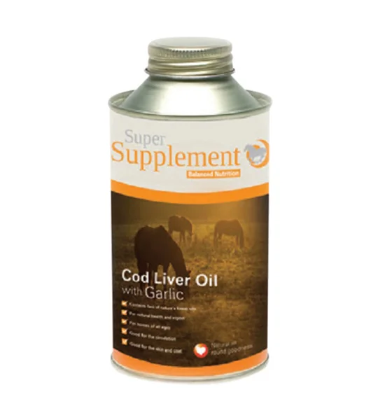 Super Supplement Cod Liver Oil with Garlic - 500ml
