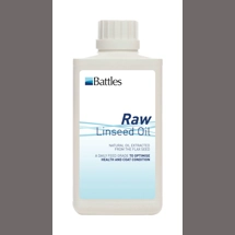 Battles Raw Linseed Oil..