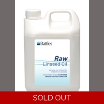 Battles Raw Linseed Oil..