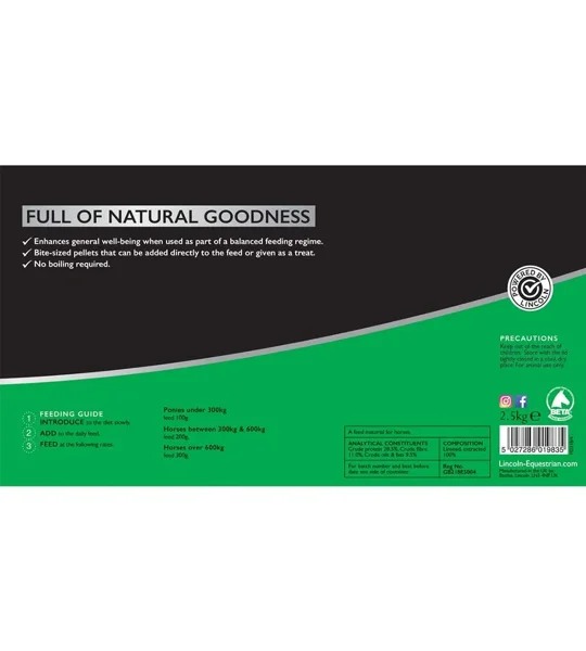 Lincoln Linseed Pellets