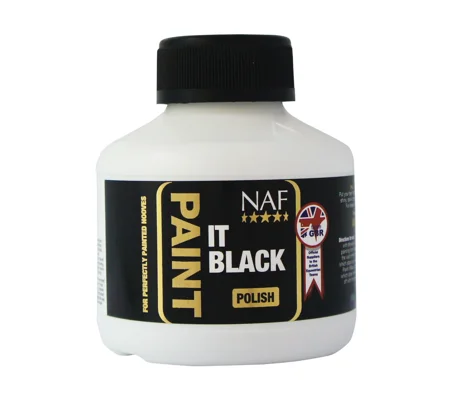 NAF Paint It Black Hoof Polish - 250ml