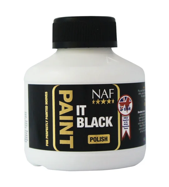 NAF Paint It Black Hoof Polish - 250ml