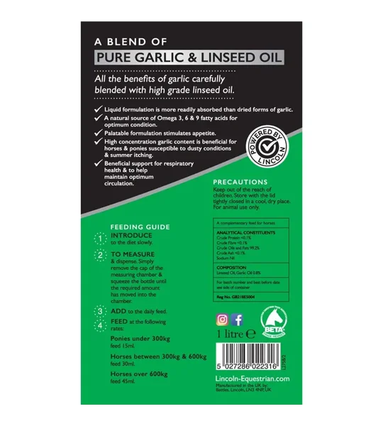 Lincoln Liquid Garlic - 1 litre