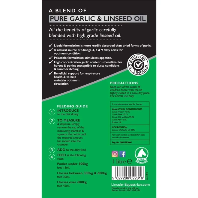 Additional Image for Lincoln Liquid Garlic - 1 litre