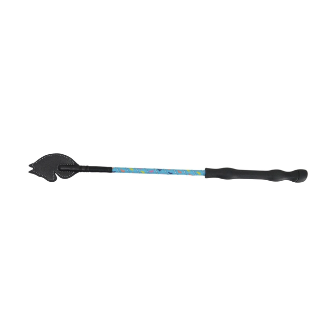 product Image for Hy Equestrian Little Rider's Whip - Blue/Silver/Yellow, Pink & Orange Horses - 45cm