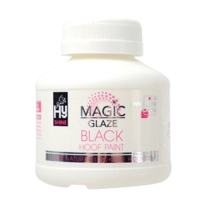 Hy Equestrian Magic Glaze Hoof Paint - Black - 250ml