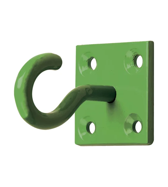 Perry Equestrian Chain Hook on Plate - (Pack of 2) - 6 colours
