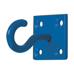 Perry Equestrian Chain Hook on Plate - (Pack of 2) - 6 colours
