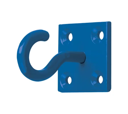 Perry Equestrian Chain Hook on Plate - (Pack of 2) - 6 colours